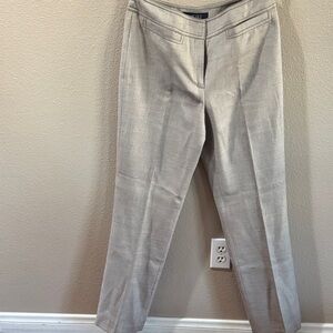 Kasper Women's Straight Leg Pants in Light Tan